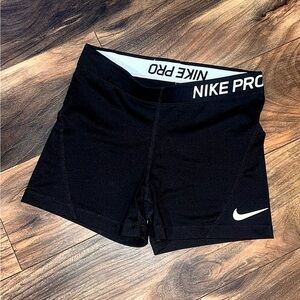 Nike Pro Women's Athletic Black Shorts